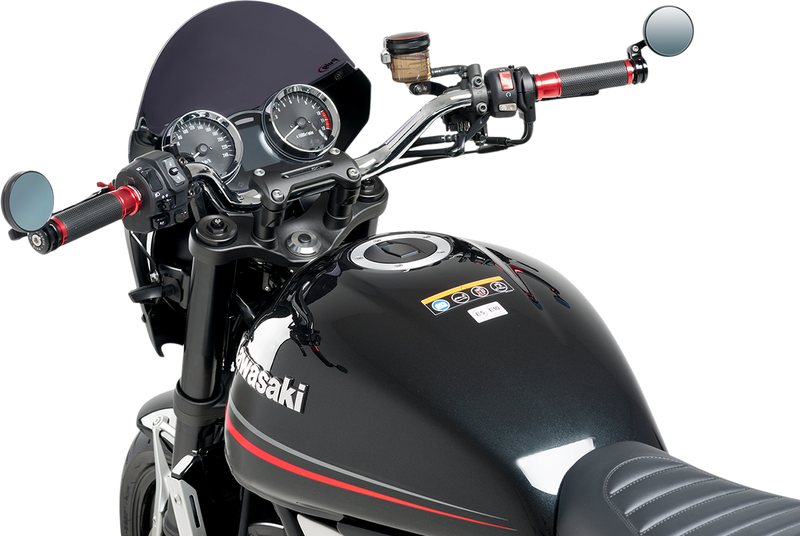 PUIG HI-TECH PARTS Mirror - Tracker - Rear View - Round - Black 9506N