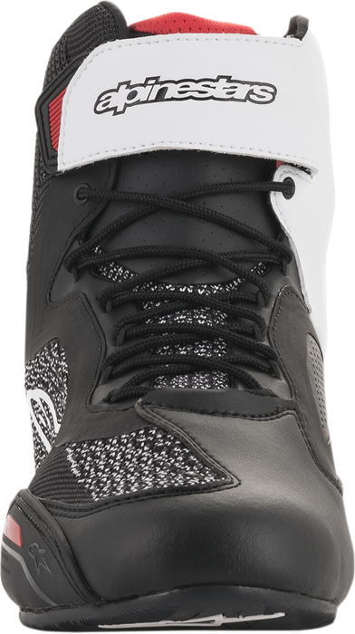 ALPINESTARS Faster-3 Rideknit® Shoes - Black/White/Red - US 13.5 2510319123-13.5