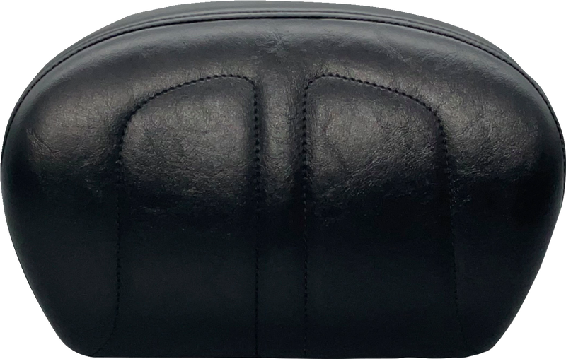 LE PERA Sissy Bar Pad - Maverick Stitch - Shiny Black L-SBP01MAV-SH