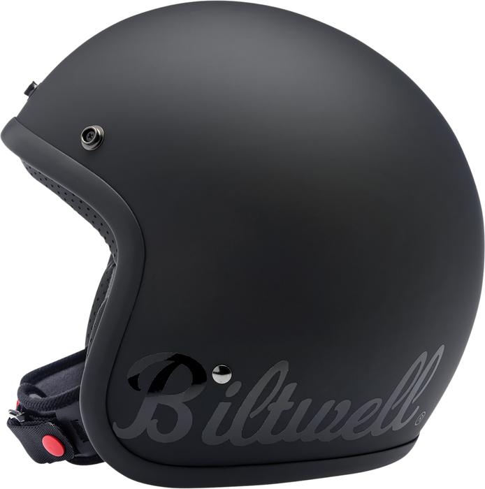 BILTWELL Bonanza Helmet - Flat Black Factory - 2XL 1001-638-206