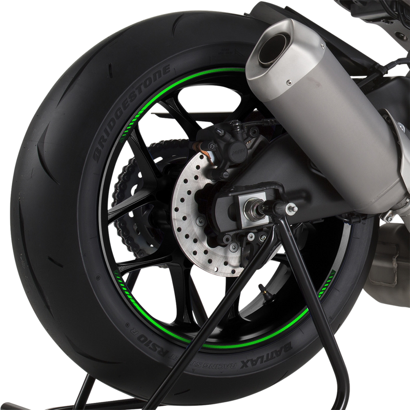 PUIG HI-TECH PARTS Rim Strips - Green 8431V