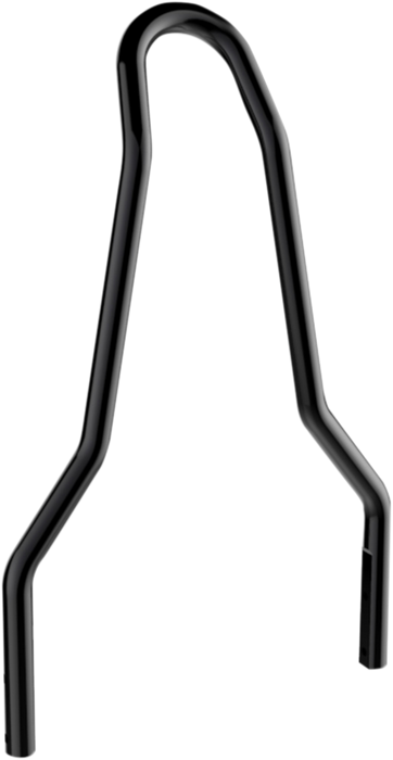 DRAG SPECIALTIES Round Tapered Sissy Bar - Black - 10" 50263811