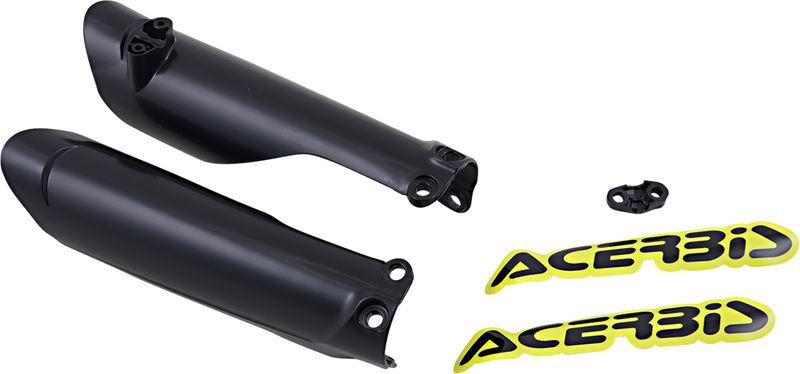 ACERBIS Lower Fork Covers for Inverted Forks - Black 2791510001