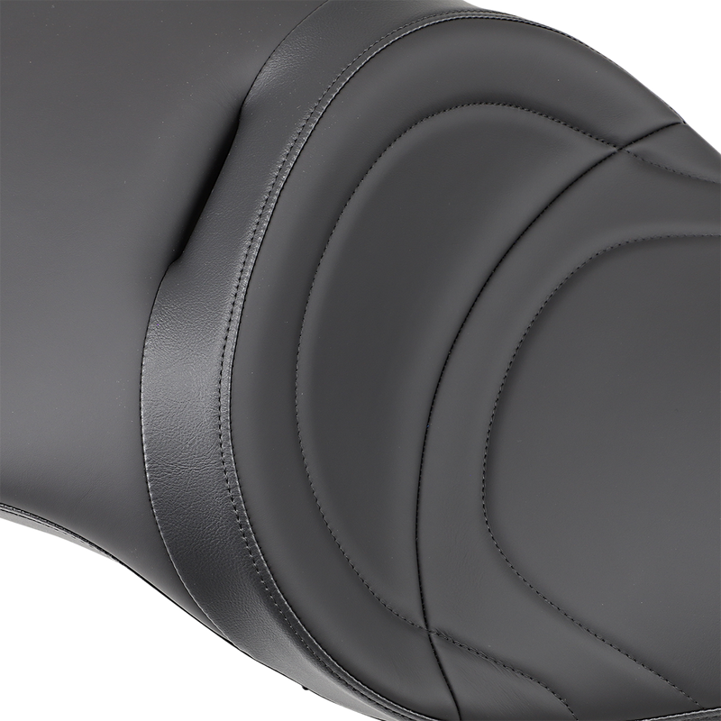 DRAG SPECIALTIES Seat - Low-Profile - Touring - Mild Stitched - Black 0810-1540
