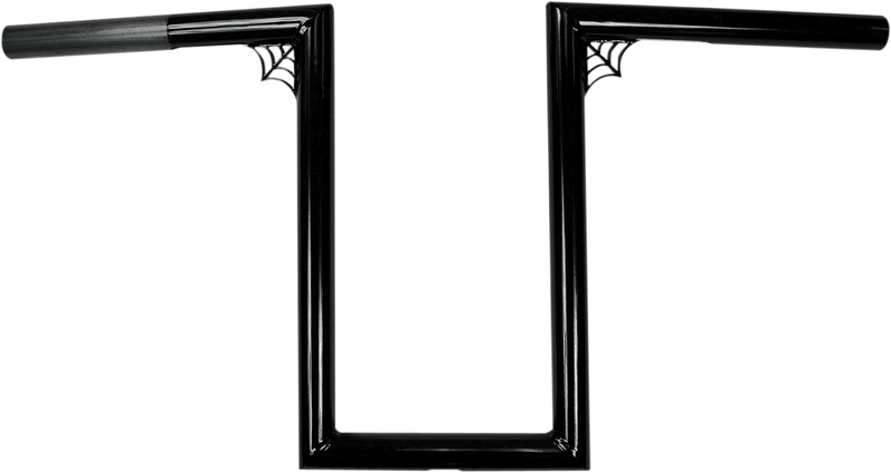 LA CHOPPERS Handlebar - Web T - 12" - Black LA-7380-W12B