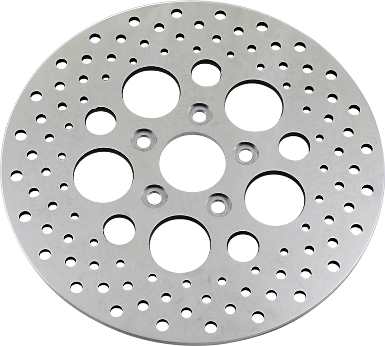 DRAG SPECIALTIES Drilled Brake Rotor - Rear - 11.5" - Harley-Davidson 060181ASP-BC648