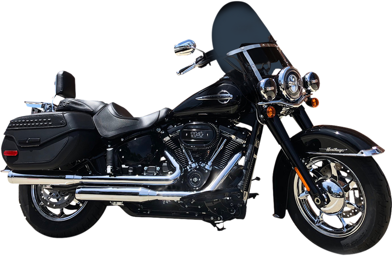 KLOCK WERKS Billboard Windshield - 20" - Dark Smoke KWW-02-0601