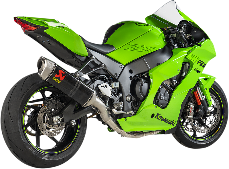 Akrapovic Exhaust Kawasaki ZX10R 2021-2025 Evolution Full System in Carbon Fiber S-K10E10-RC