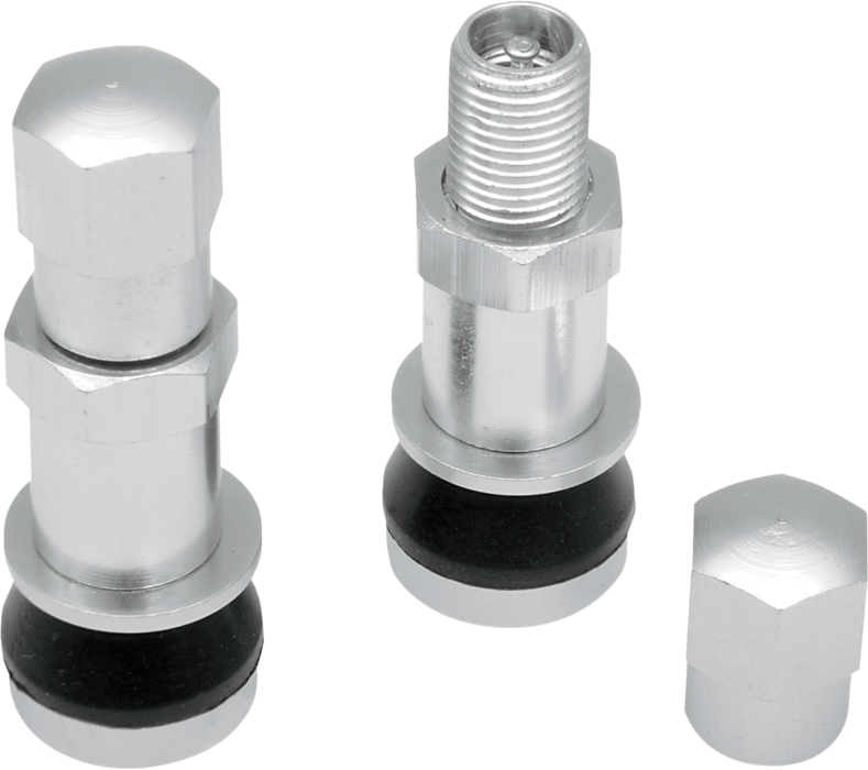 DRAG SPECIALTIES Valve Stem - 30" - Clear Anodized 322021