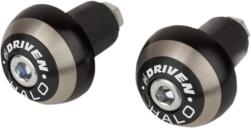 DRIVEN RACING Bar End - Halo - Black DHBEW-BK