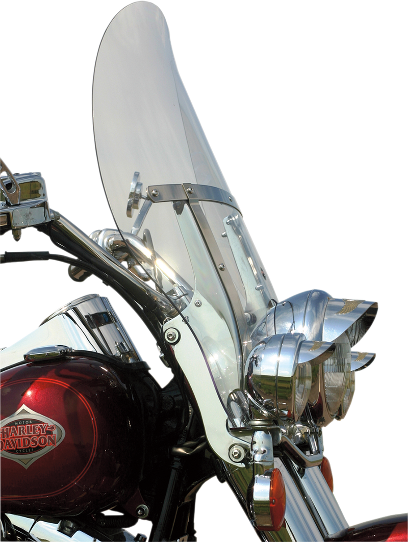 KLOCK WERKS Flare™ Windshield - 20" - Clear - FLST KWW-02-0218