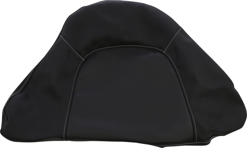 SADDLEMEN Tour-Pak Backrest Pad Cover - Carbon Fiber - Black 01-11884CF