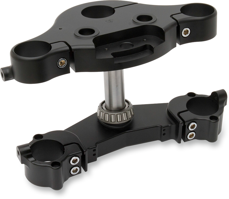 ARLEN NESS 7&7 Raked Triple Tree - Black - 7° Rake 20-379