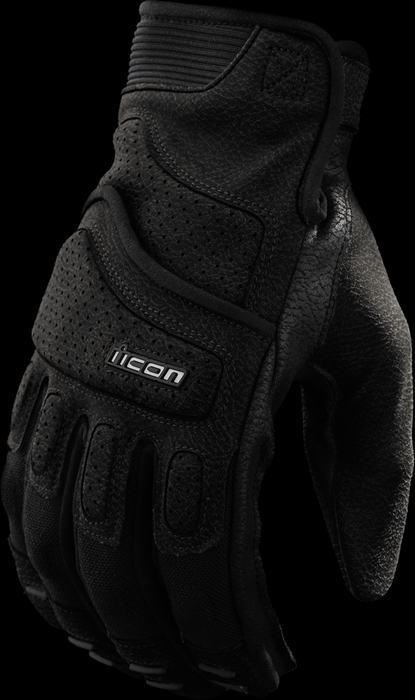ICON Superduty3™ Motorcycle Gloves - Black - Small 3301-4594