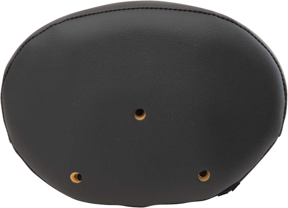 DRAG SPECIALTIES Backrest Pad - Oval - Double Diamond - Black 0822-0428