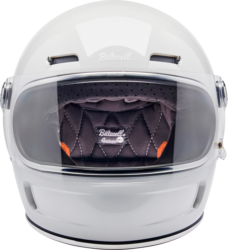 BILTWELL Gringo SV Helmet - Gloss White - Small 1006-104-502