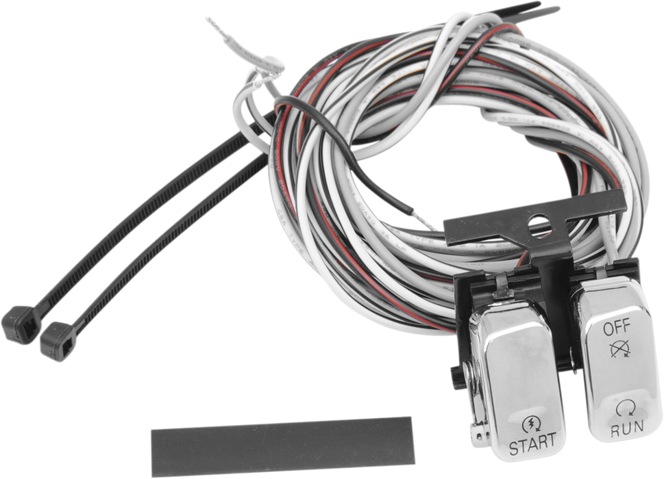 DRAG SPECIALTIES Switch Kit - Start/Stop - Chrome H18-0333C-S