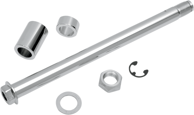 DRAG SPECIALTIES Axle Kit - Rear - Chrome - '08-'17 FXD W16-0337