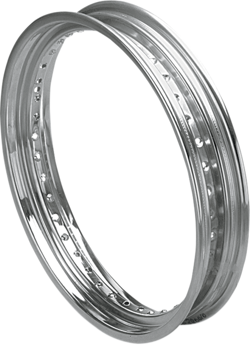 DRAG SPECIALTIES Front Rim - Drop-Center - 2.50" x 19" - 40 Hole 43018-73-PW-LB1
