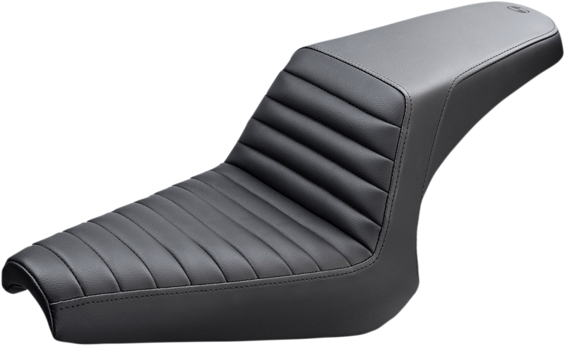 SADDLEMEN Step Up Seat - Front Tuck-n-Roll - Black Y13-16-171