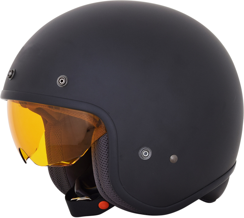 AFX FX-142 Motorcycle Helmet - Matte Black - Large 0104-2595