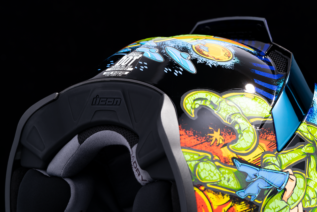 ICON Airflite™ Motorcycle Helmet - Bugoid Blitz - Blue - Medium 0101-15548