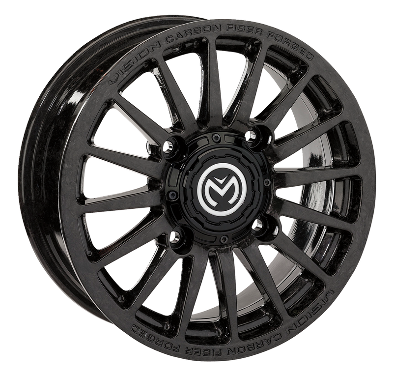 MOOSE UTILITY Wheel - 325X Carbon Fiber - Front/Rear - Black - 15x6 - 4/156 - 5+1 325-1561565-150