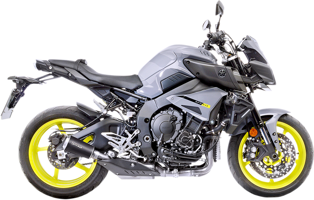 LEOVINCE LV-10 Slip-On Muffler - Black 15203B