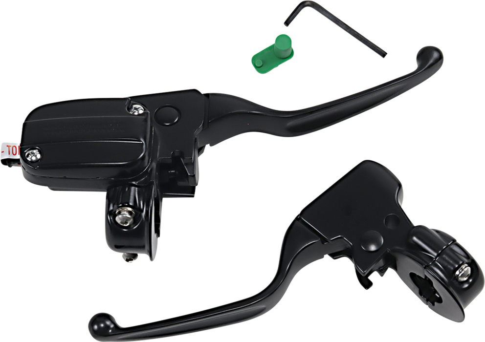 DRAG SPECIALTIES Handlebar Controls - 15 mm Master Cylinder - '08 - '13 FLT - Black YR APP F/FLHR S/B 08-16 H07-0780MB-A