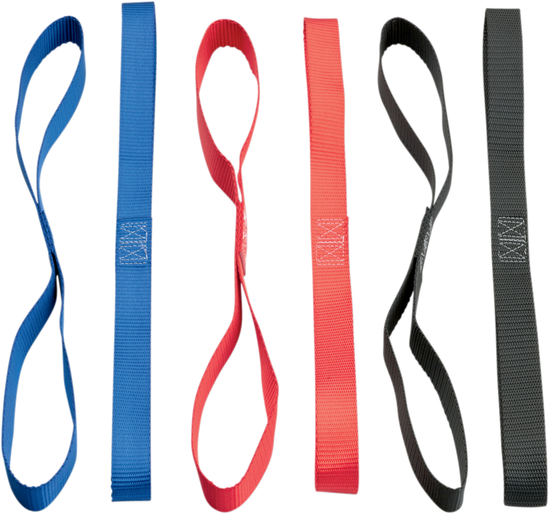 MOOSE RACING Soft-Tye - 1" x 18" - Black 3920-0307