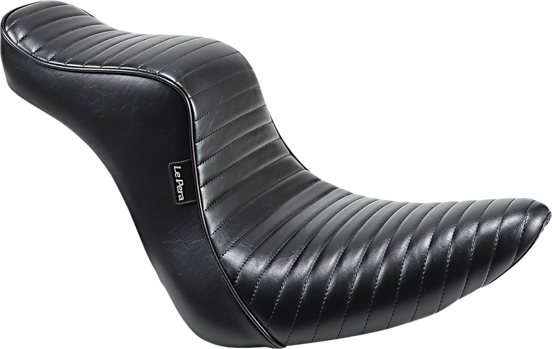 LE PERA Cherokee Seat - Pleated - Black - FLFB LYO-020PT