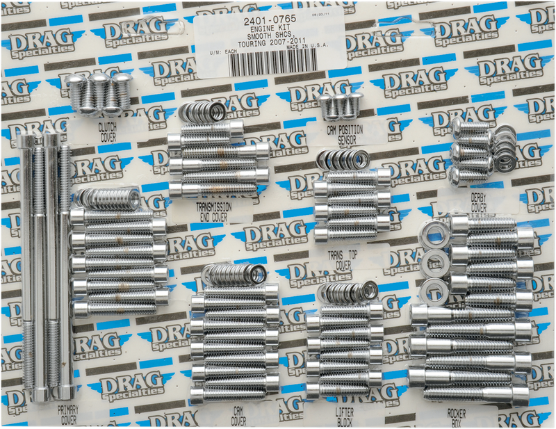 DRAG SPECIALTIES Smooth Motor Bolt Kit - Touring MK700S