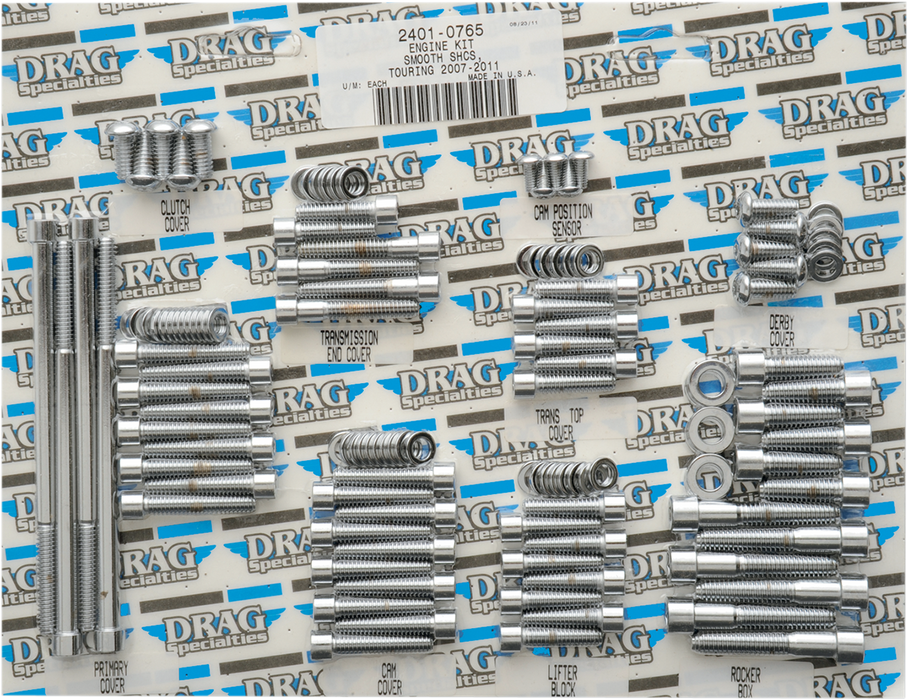 DRAG SPECIALTIES Smooth Motor Bolt Kit - Touring MK700S