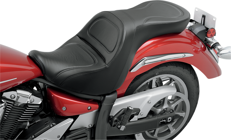 SADDLEMEN Seat - Explorer - without Backrest - Stitched - Black - XVS1300 Y07-13-029