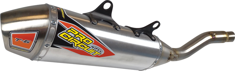 PRO CIRCUIT T-6 Slip-On Muffler - Stainless Steel 0152225A