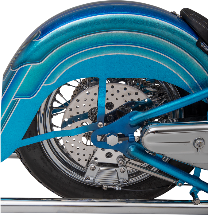 DRAG SPECIALTIES Rear Wheel - Single Disc/No ABS - Chrome - 16"x3.00" 64435