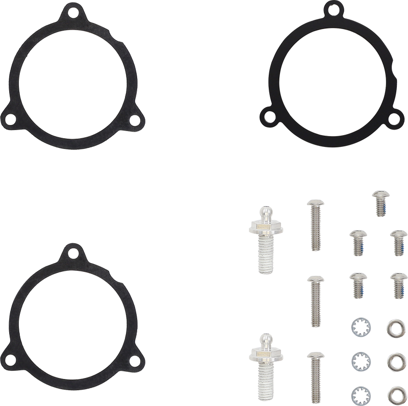 COBRA Air Filter - Cross - Chrome 606-0101-02-SB