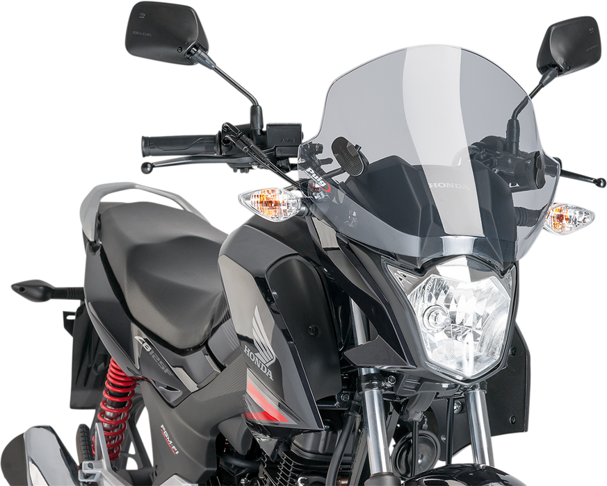 PUIG HI-TECH PARTS Trend Universal Windscreen ER5 in Smoke 5022H