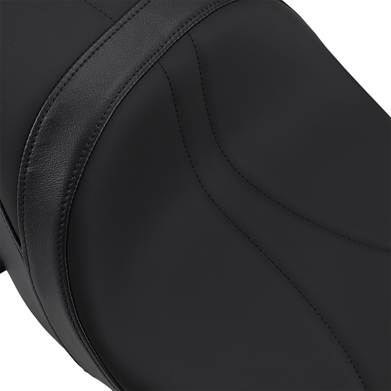 DRAG SPECIALTIES Low Touring Seat - Mild Stitched - Yaffe Tanks - FL '18-'22 0801-1069