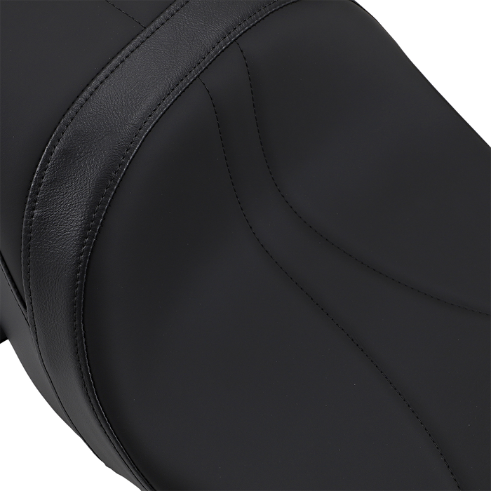 DRAG SPECIALTIES Low Touring Seat - Mild Stitched - Yaffe Tanks - FL '18-'22 0801-1069