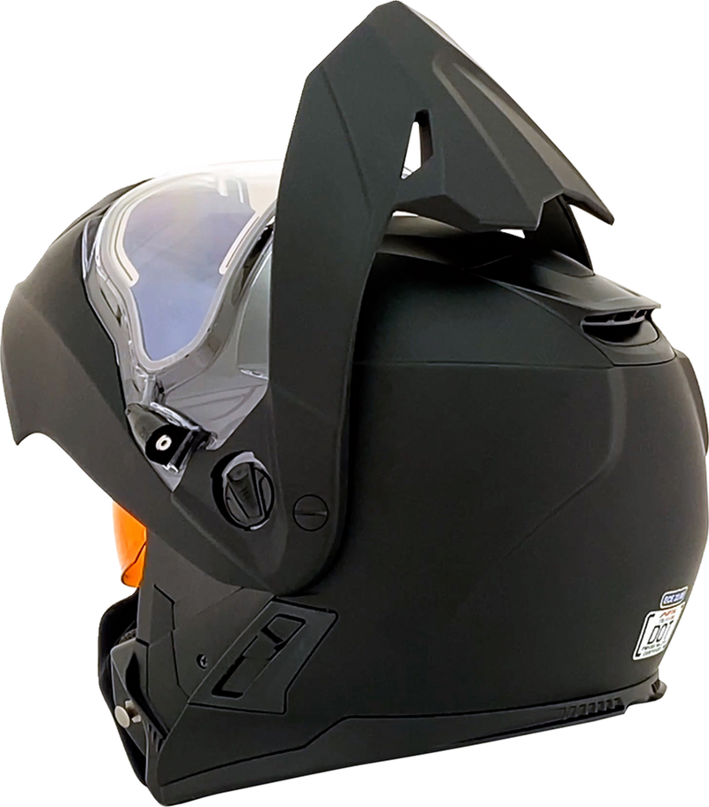 AFX FX-111DS Snow Motorcycle Helmet - Electric - Matte Black - Small 0120-0799