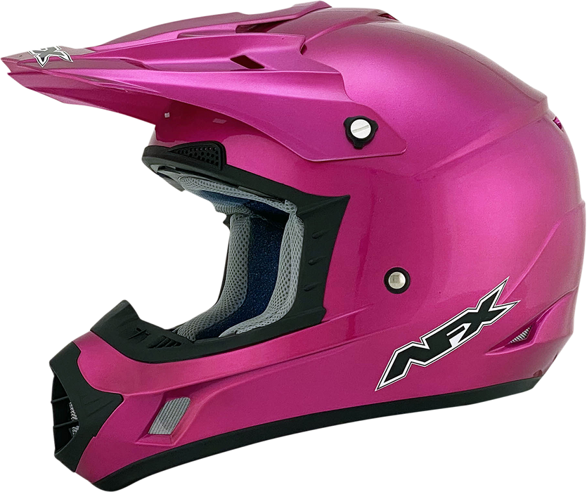AFX FX-17Y Motorcycle Helmet - Fuchsia - Large 0111-0948