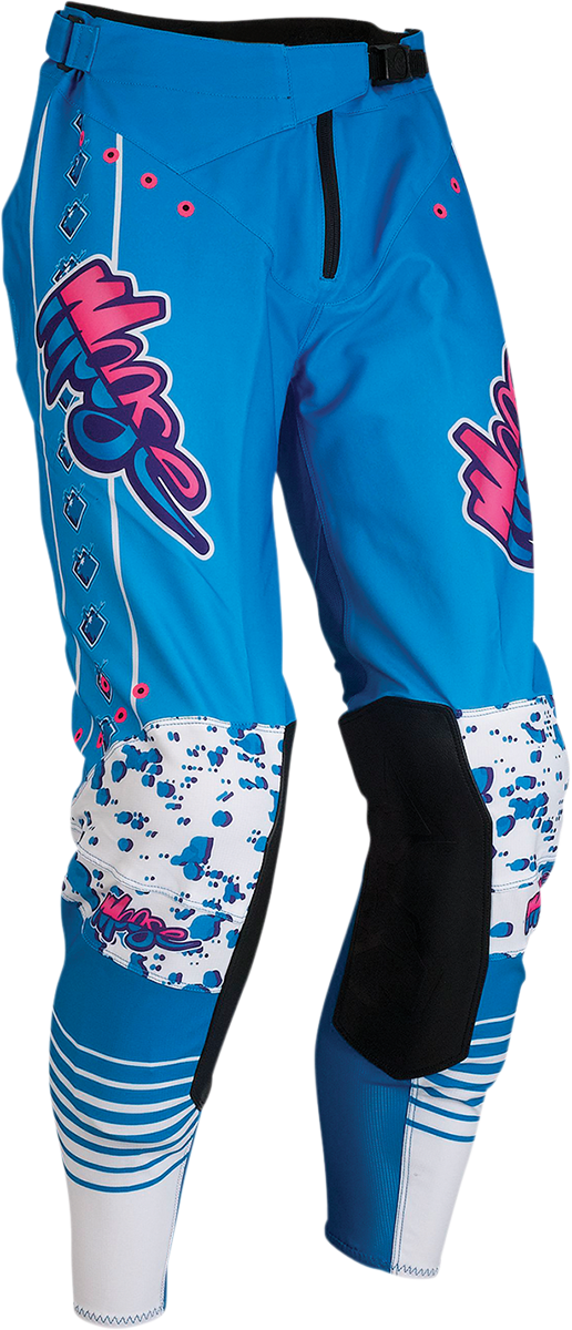 MOOSE RACING Agroid Pants - Blue/Pink/White - 32 2901-9242