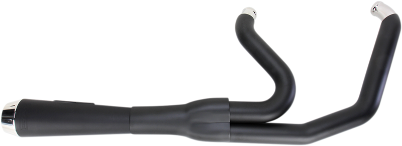 BASSANI XHAUST Road Rage Exhaust - Black - Short - '06-'17 Dyna FXD 13122J