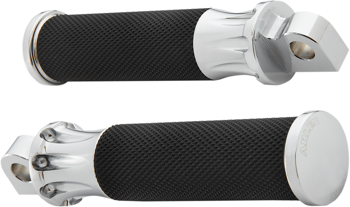 ARLEN NESS Footpegs - Deep Cut - Chrome 07-908