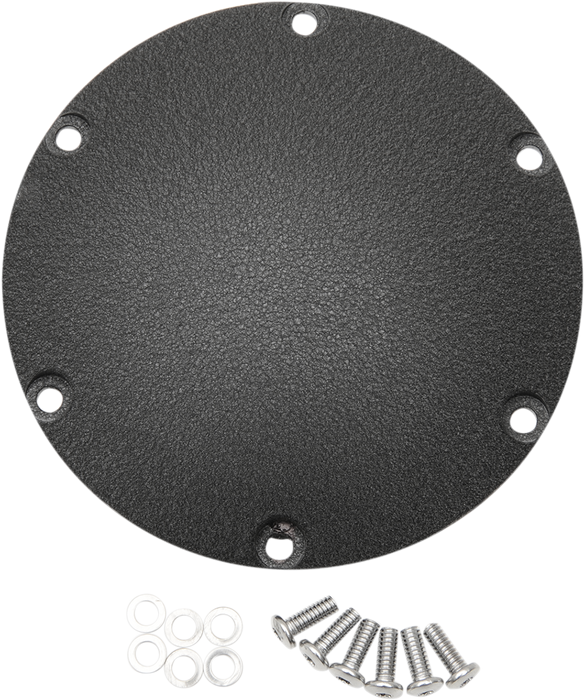 DRAG SPECIALTIES Derby Cover - Wrinkle Black 301498