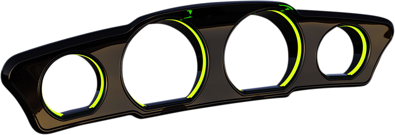 CIRO Dash Accent with LED Lights - Black 42201