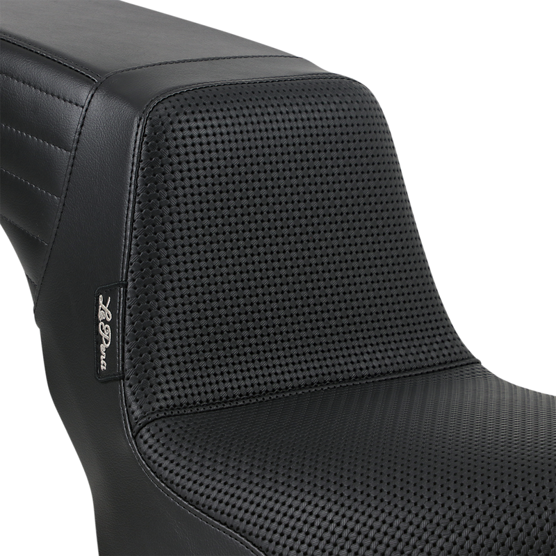 LE PERA Kickflip Seat - Basketweave - Black - FXBB '18-'21 LY-590BW