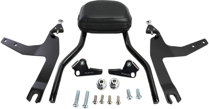 COBRA Backrest Kit - 14" - Black - Softail 602-2002B