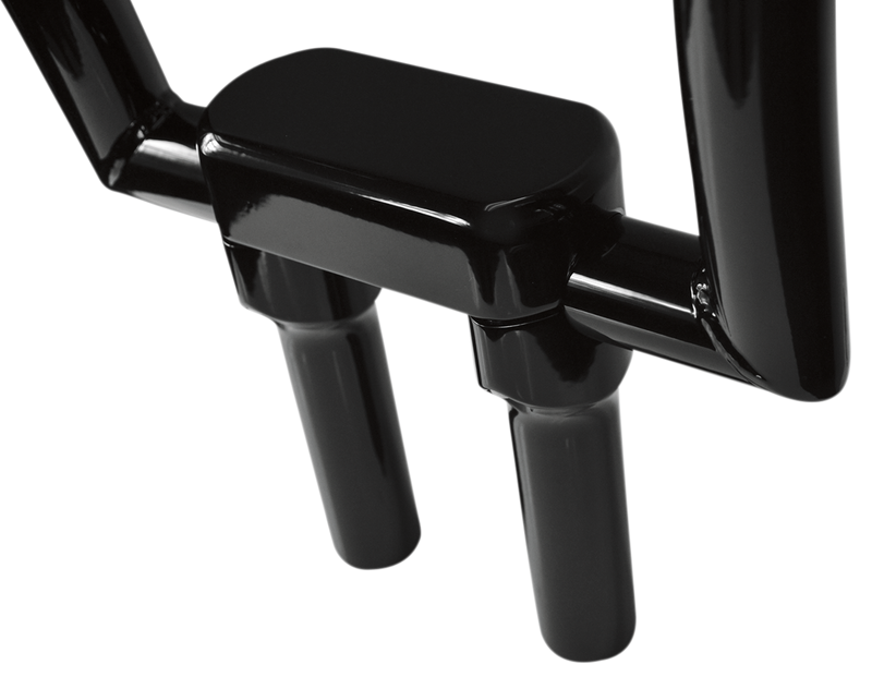 LA CHOPPERS Risers - Solid Top - 6" - Black LA-7442-06B